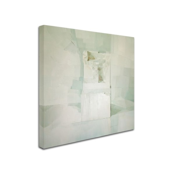 Daniel Cacouault 'White' Canvas Art,18x18